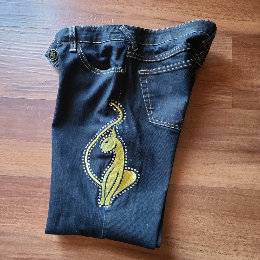 Vintage like new baby phat straight leg jeans